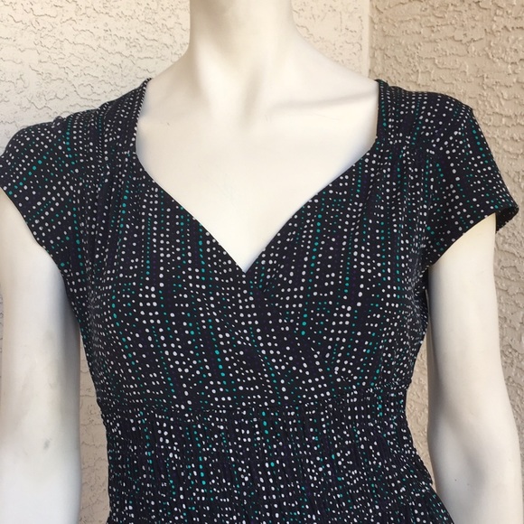 Worthington Stretch Dress - Black Classic Retro Vintage Pin-up Style D2 - Picture 2 of 8